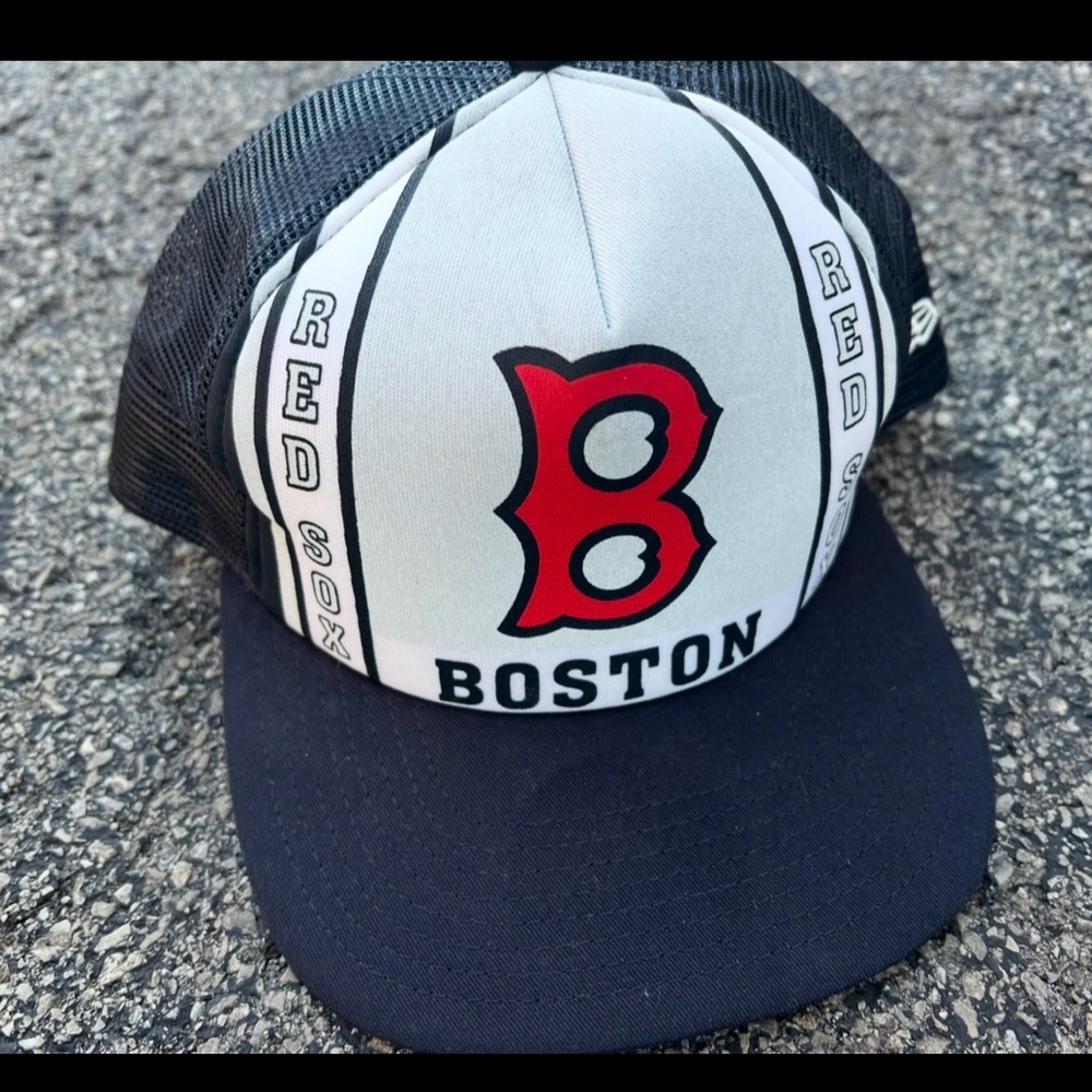 Boston Red Sox New Era Heritage Series Cap Hat Adjustable Trucker SnapBack
